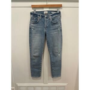 Citizens of Humanity Ella Mid Rise Crop Slim Jeans Size 25